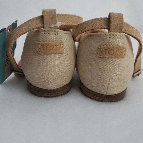 TOMS Julie Ankle Strap Flat - Picture 4 of 9